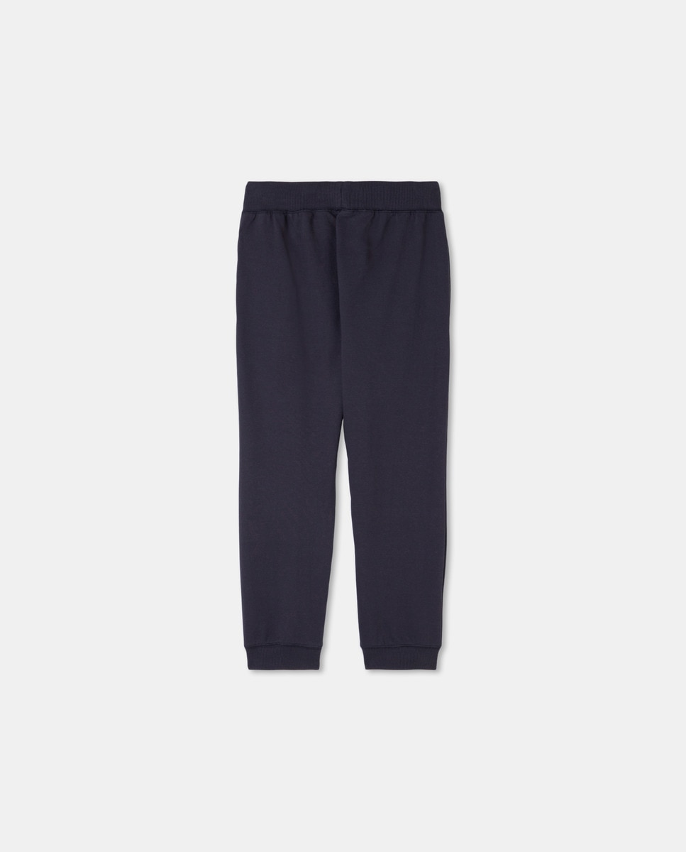 Pantalón de bebé felpa Azul marino-2