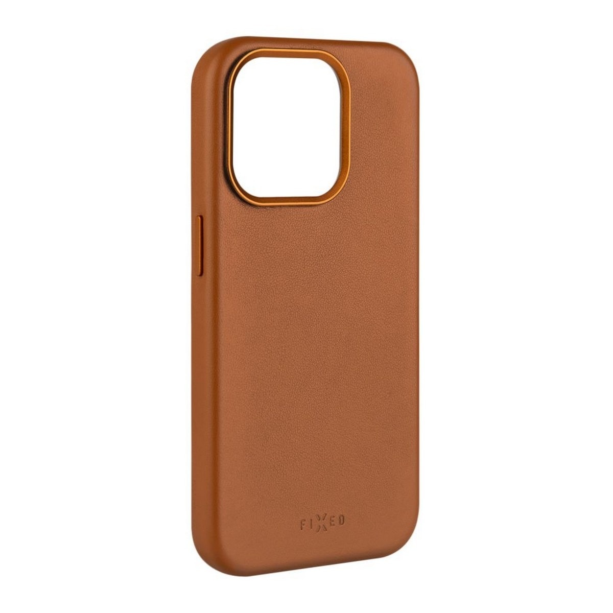 Capa Fixed MagLeather com MagSafe para iPhone 16 Pro - Castanho 1