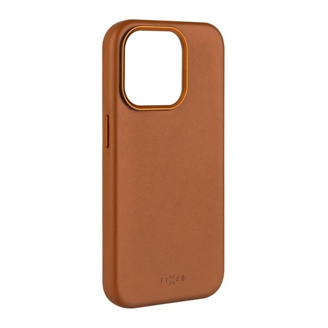 Imagem 0 de Capa Fixed MagLeather com MagSafe para iPhone 16 Pro - Castanho