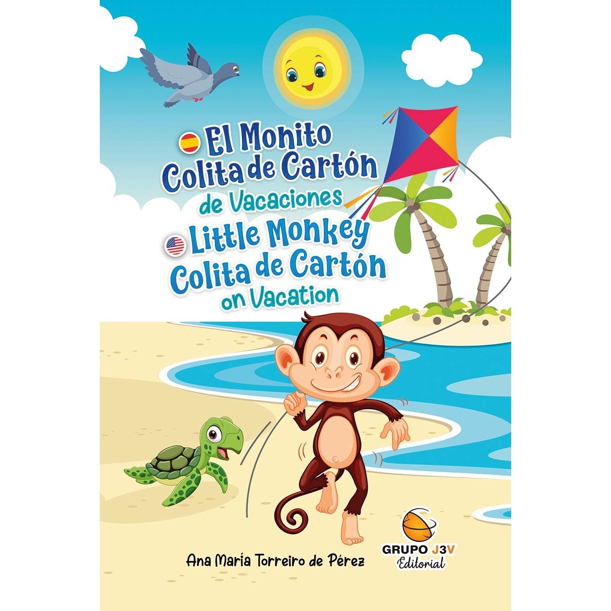 Imagem 0 de El monito colita de cartón de vacaciones