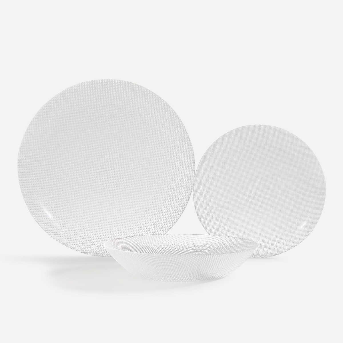 Serviço de Mesa de 12 Peças Zagreb Transparente-1