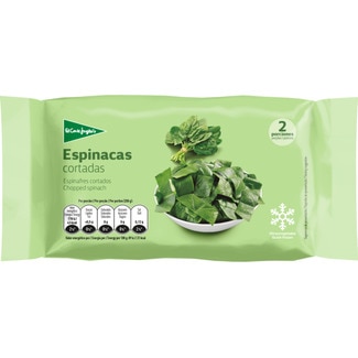 espinacas cortadas 2 raciones de 200g bolsa 400 g - El Corte Ingles