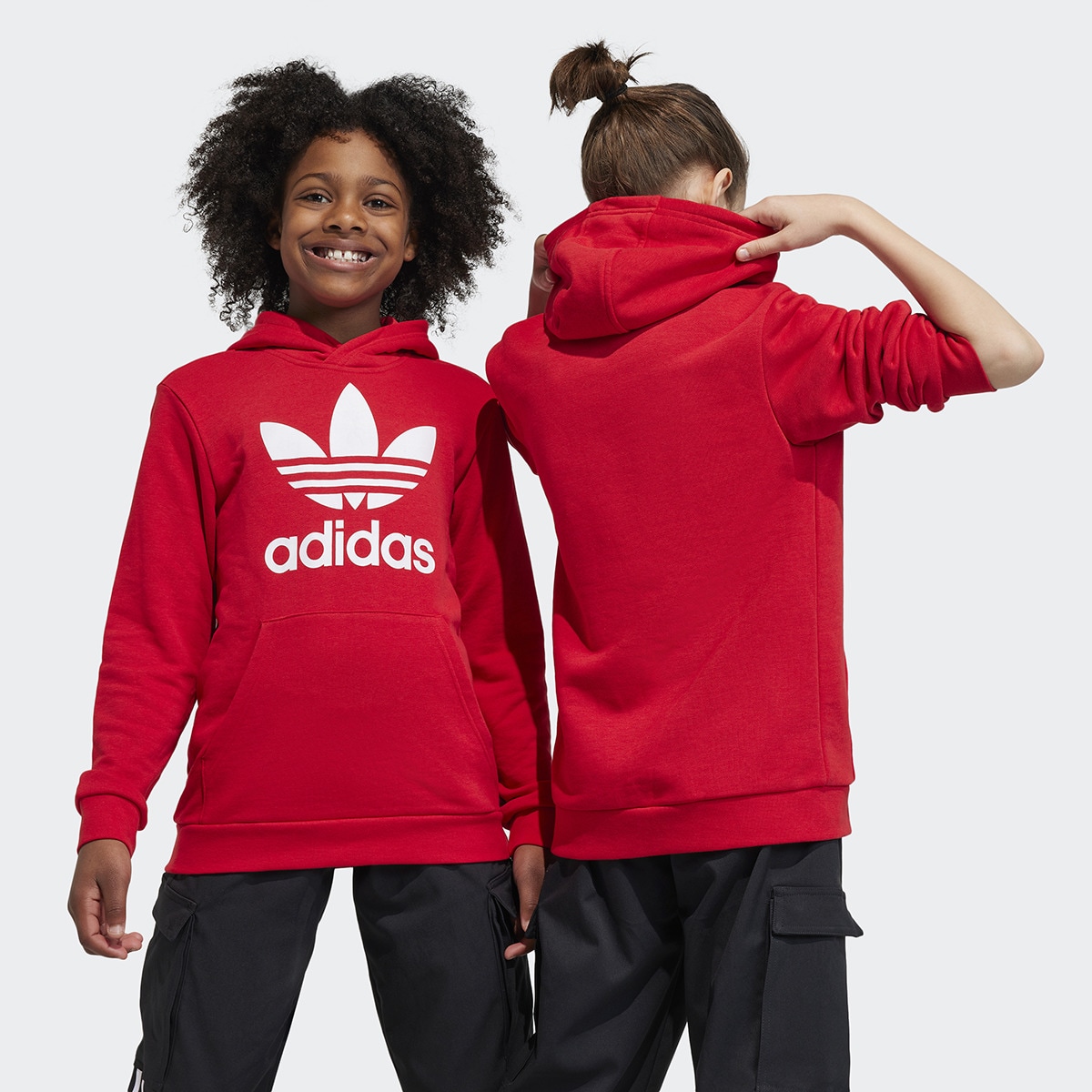 Sweatshirt de criança Trefoil adidas Originals Vermelho-2