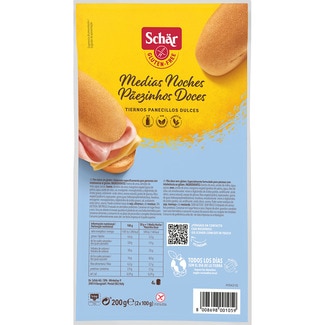 medias noches sin gluten 2X100g envase 200 g - Schar