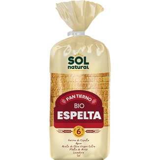 Bio pan tierno de espelta envase 400 g - Sol Natural