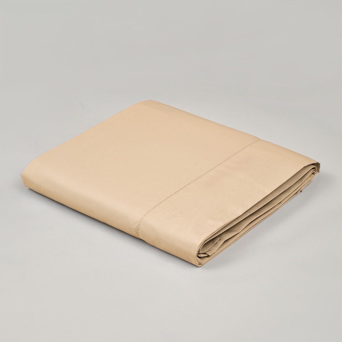 Sábana encimera algodón egipcio 200 hilos Tacto Bassols - Beige Cama 200 cm Beige-3