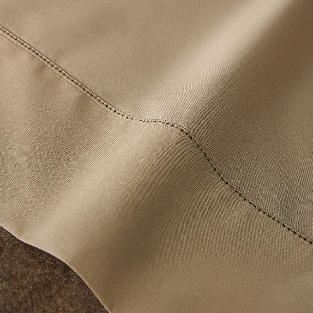 Sábana encimera algodón egipcio 200 hilos Tacto Bassols - Beige Cama 200 cm Beige-2