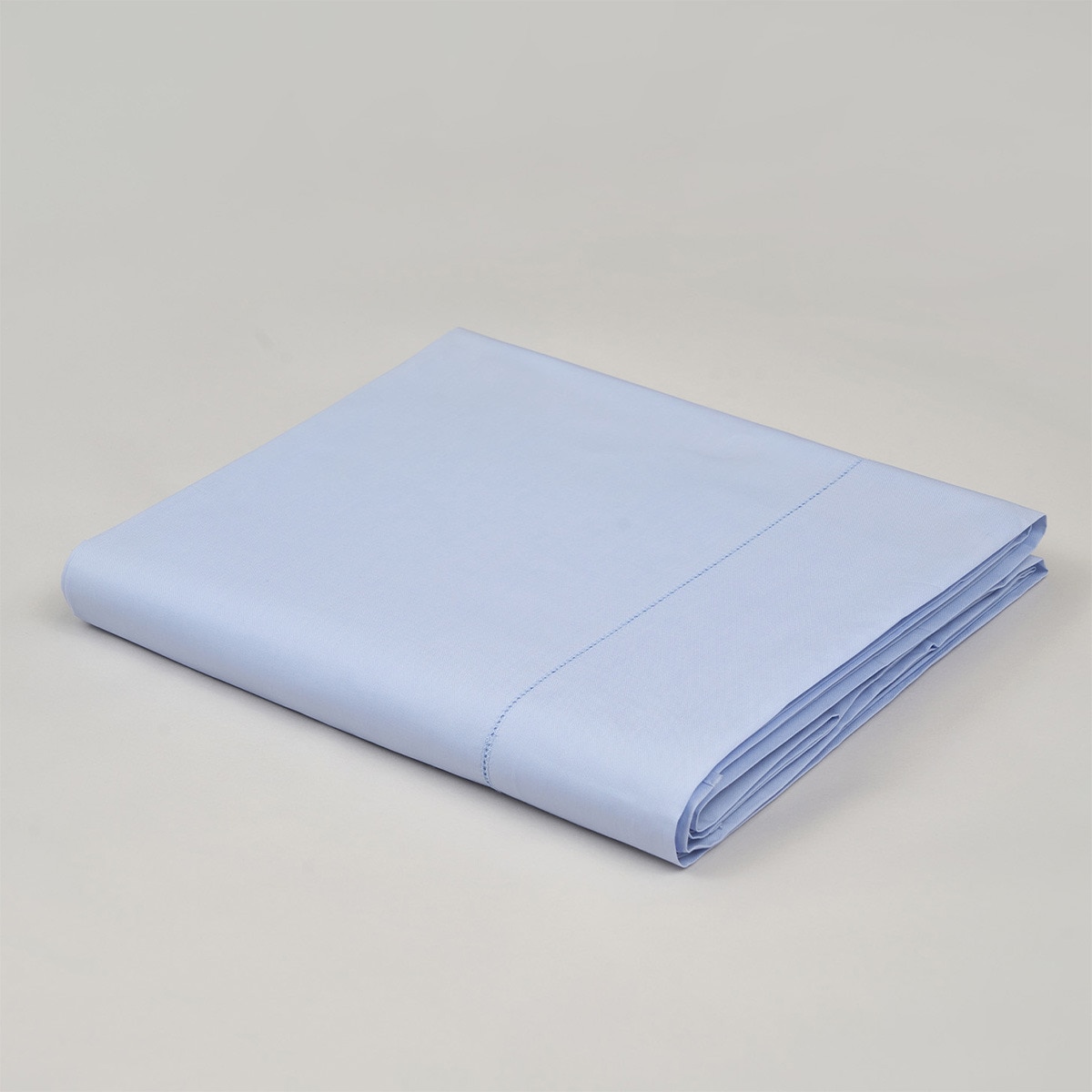 Sábana encimera algodón egipcio 200 hilos Tacto Bassols - Azul Cama 200 cm Azul-3
