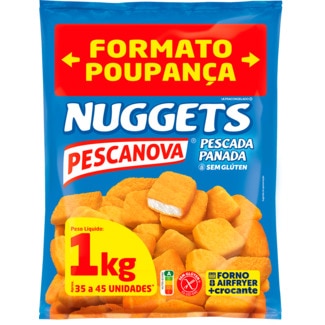 Nuggets de Pescada sem Glúten embalagem 1 kg - Pescanova