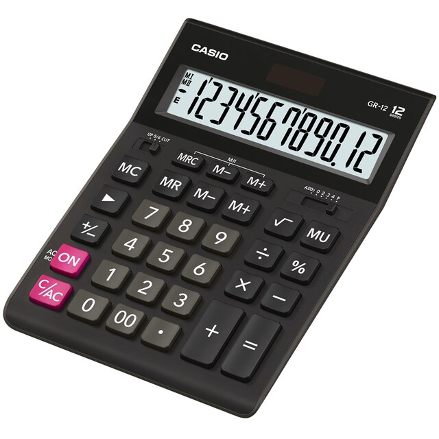 Imagen 0 de Calculadora sobremesa GR-12 Casio negro
