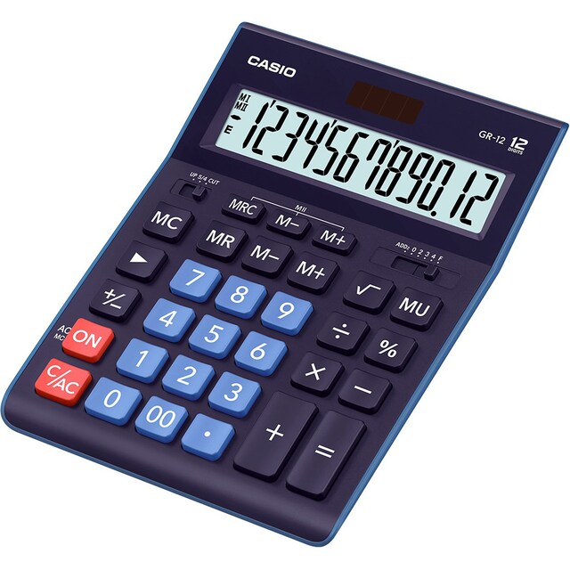 Imagen 0 de Calculadora sobremesa GR-12 Casio azul