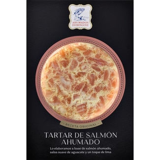 tartar de salmón ahumado envase 150 g - Ahumados Dominguez