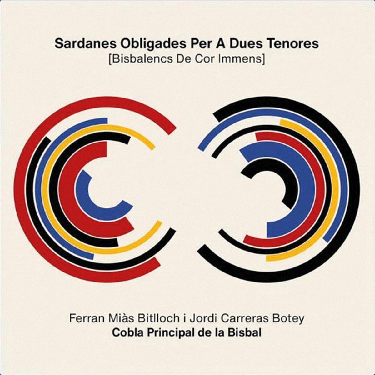 Imagen 0 de Sardanes obligades per a dues tenores. Bisbalencs de cor immens (CD)