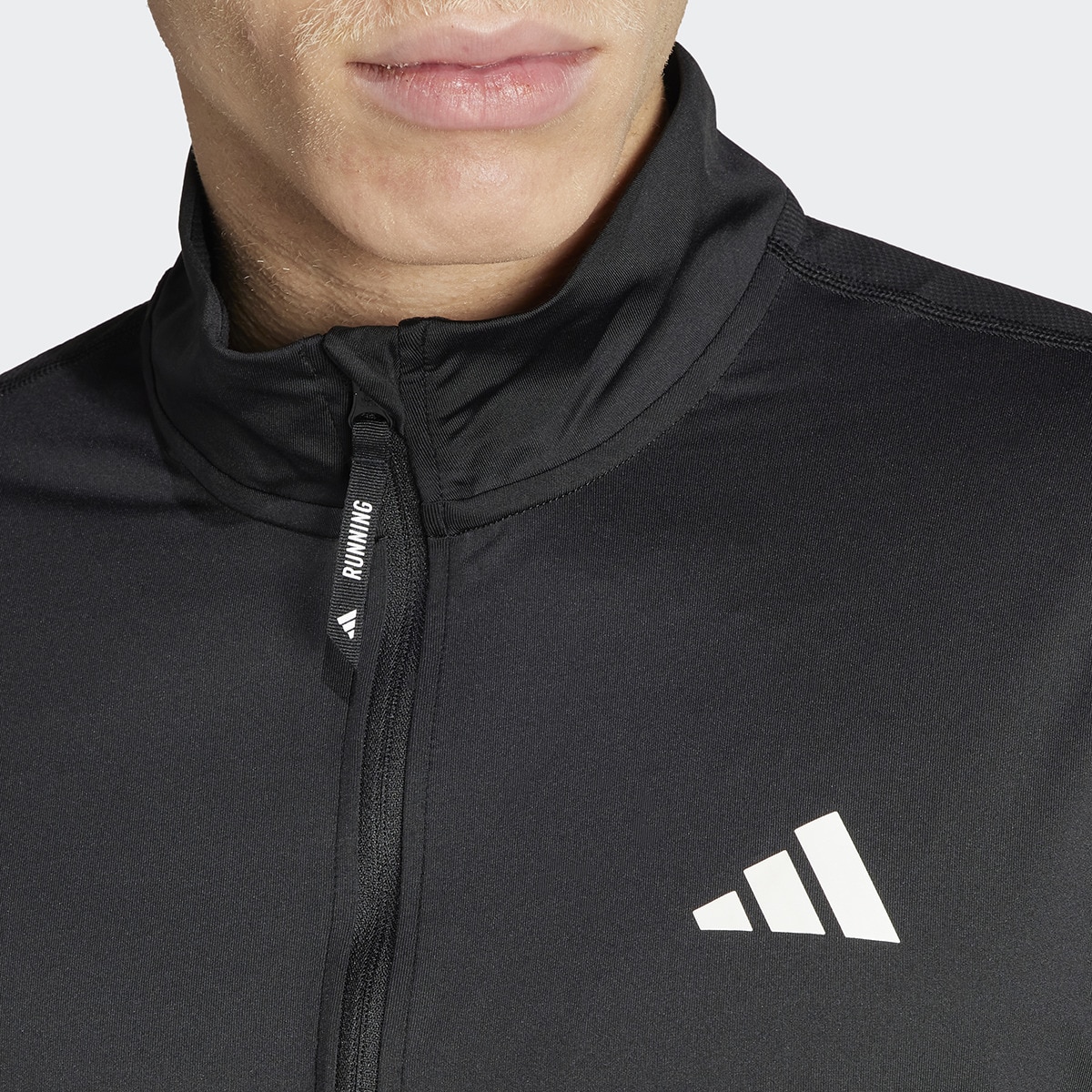 Sweatshirt de Homem Own The Run Half-Zip Preto-3