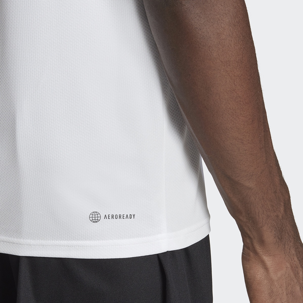 T-shirt de Homem Train Essentials Training 3 Faixas Branco-3