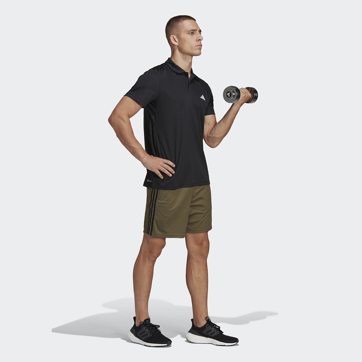 Polo de Homem Train Essentials Preto-5