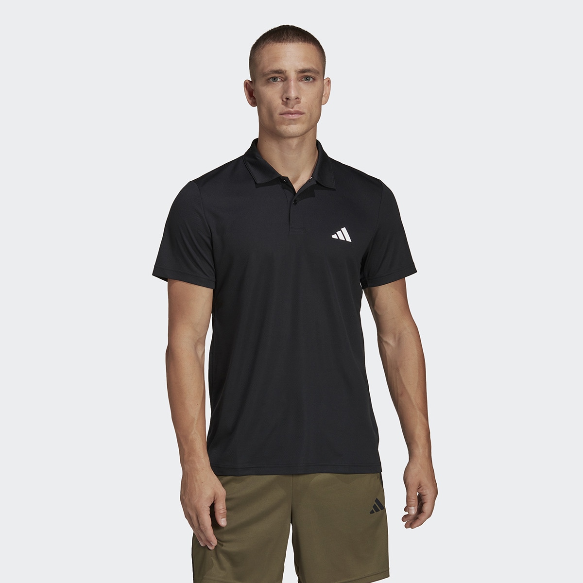 Polo de Homem Train Essentials Preto-1