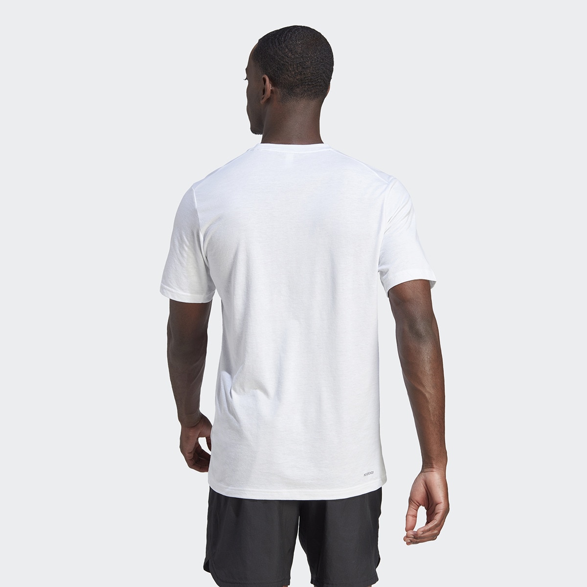 T-shirt de Homem Train Essentials Feelready Logo Training Branco-2