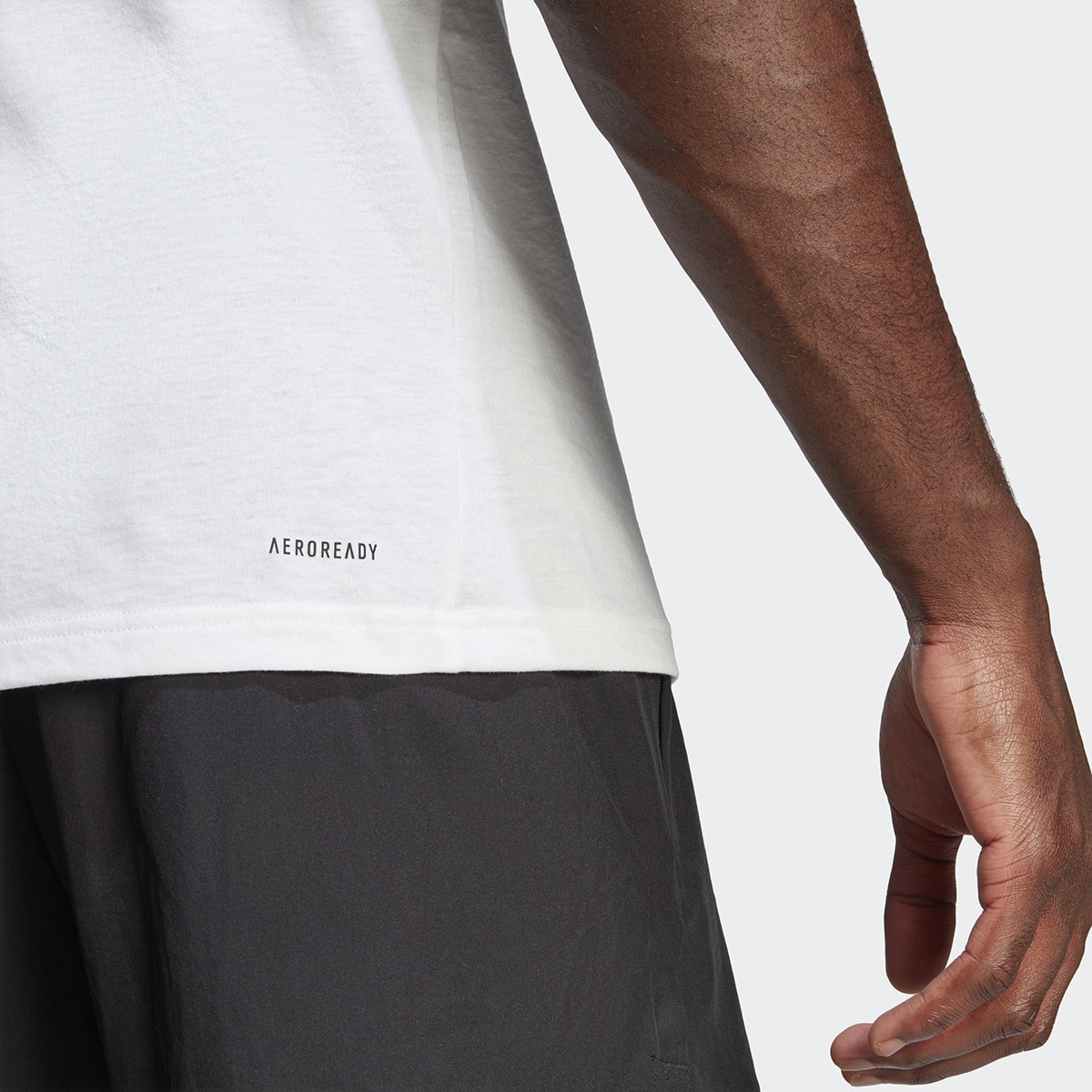 T-shirt de Homem Train Essentials Feelready Logo Training Branco-3
