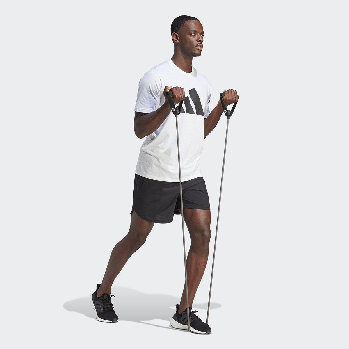 T-shirt de Homem Train Essentials Feelready Logo Training Branco-4