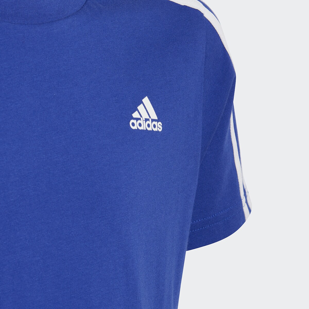 T-shirt de Criança Essentials 3-Stripes Azul / Branco-4