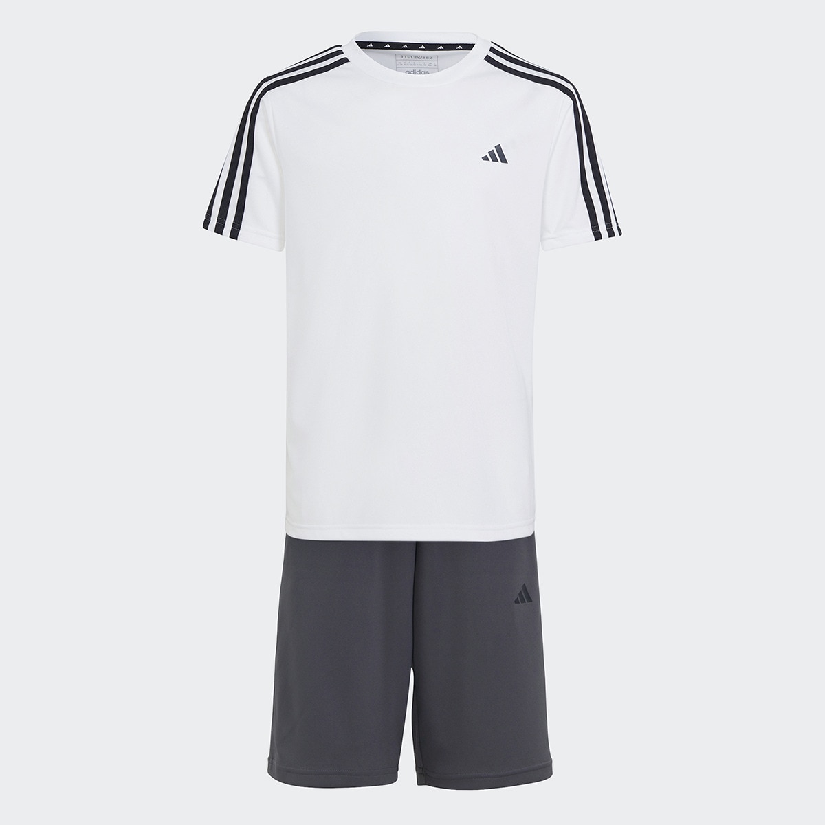 Conjunto de Criança Train Essentials AEROREADY Training Regular-Fit 3 Faixas Branco-5