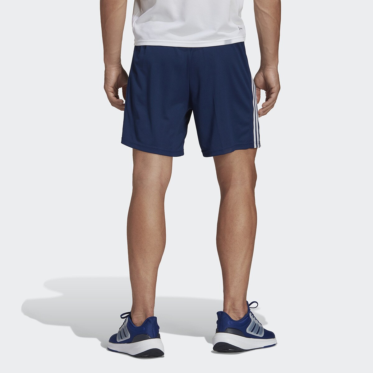 Calções de Homem Train Essentials Piqué Training 3 Faixas Azul-marinho-2