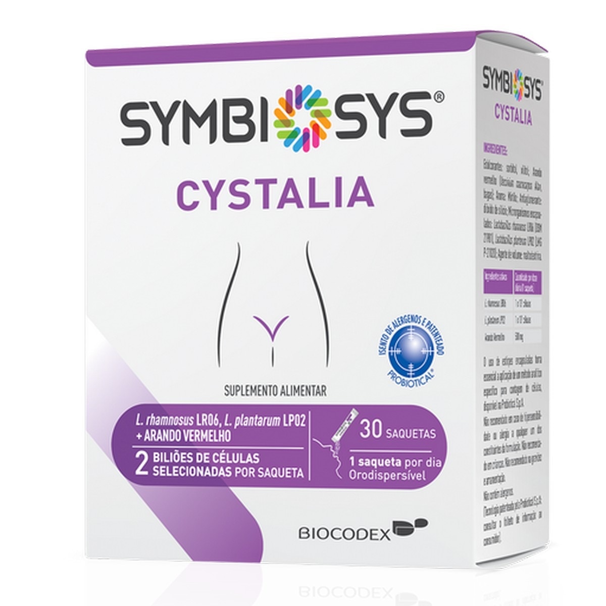 Imagem 0 de Suplemento Alimentar SYMBIOSYS Cystalia - 30 Saquetas