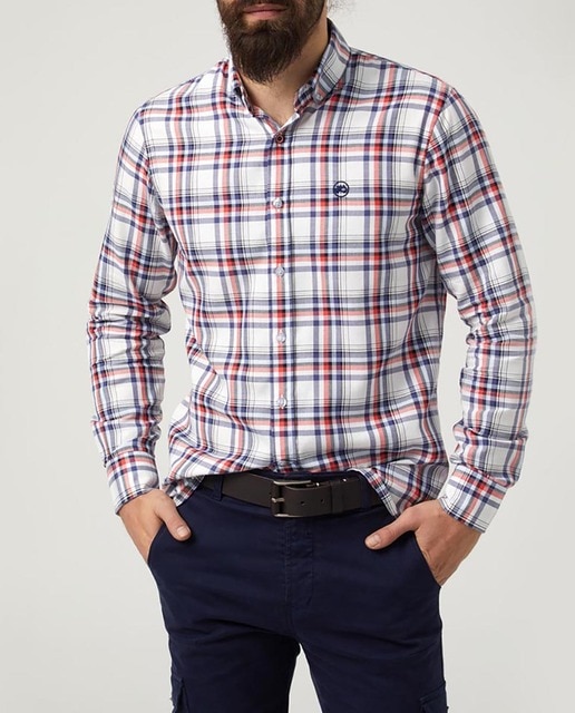 Imagen 0 de Camisa de hombre slim cuadros