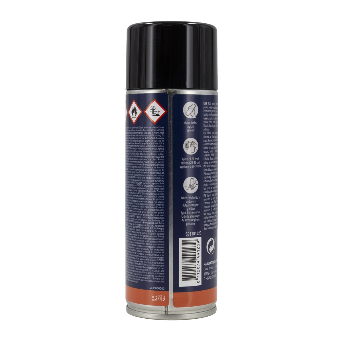 Spray barniz cuadros mate 200ml TITAN Arts 2