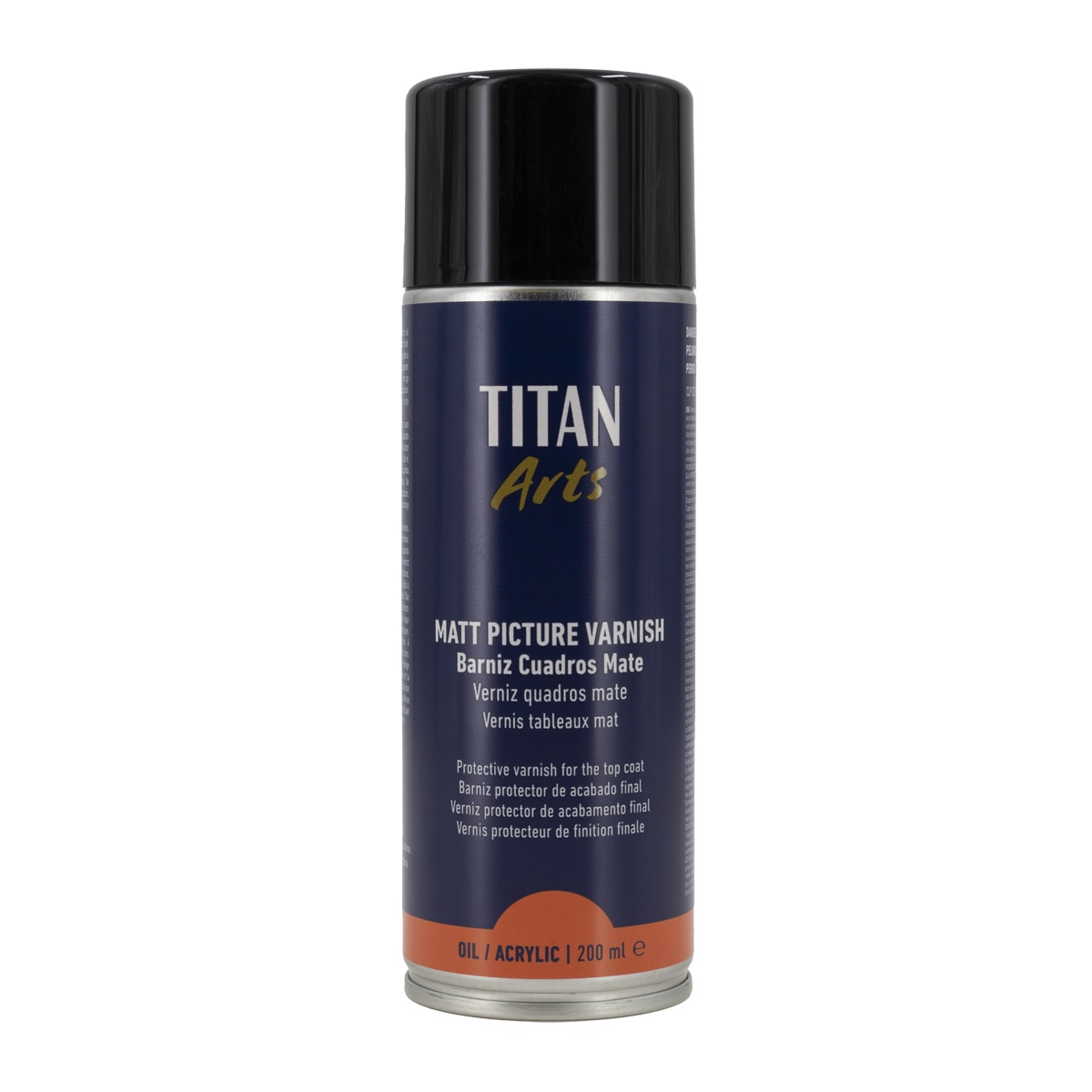 Imagen 0 de Spray barniz cuadros mate 200ml TITAN Arts