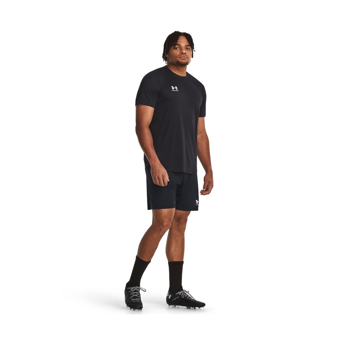 Calções de Homem Challenger Knit Preto / Branco-5