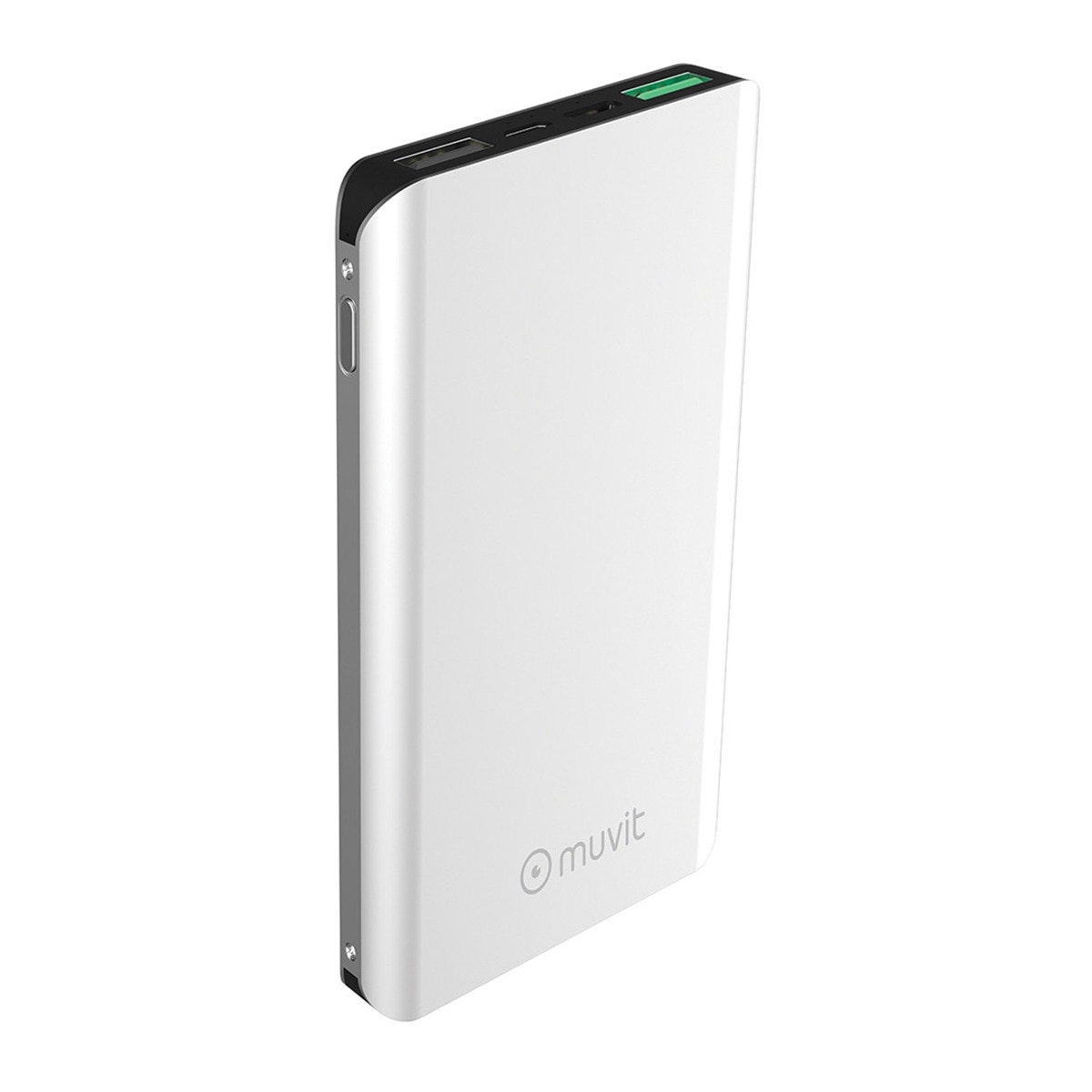 Power Bank 10000 mAh 2 USB 3A + 2,1 A QC 3,0 + 2 Input (Micro USB + tipo C) Negro-1