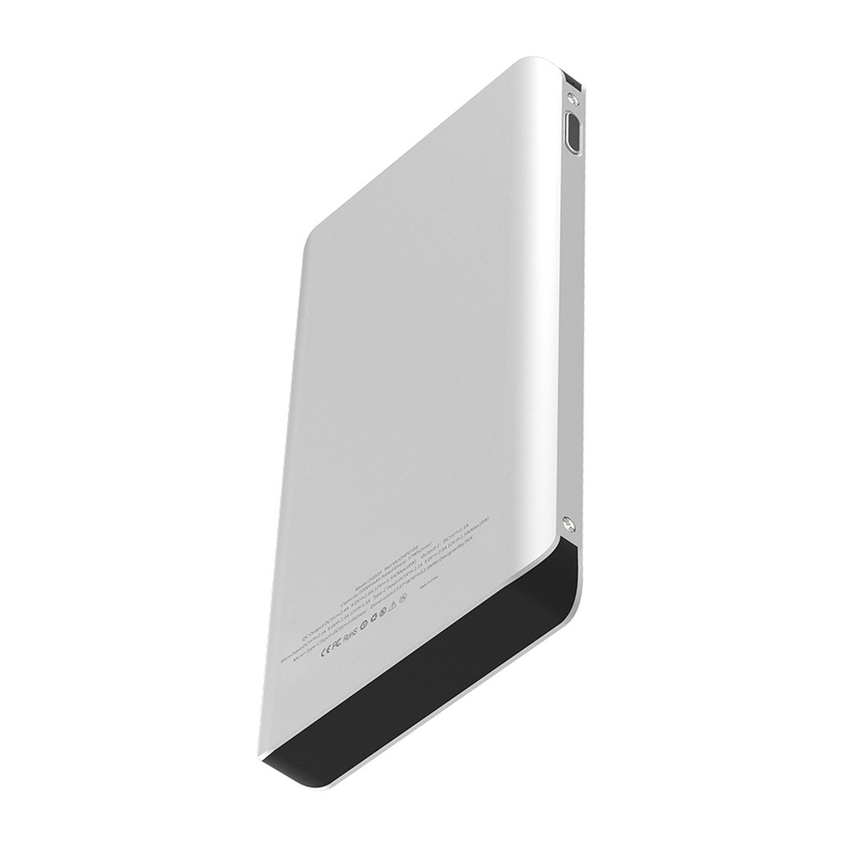 Power Bank 10000 mAh 2 USB 3A + 2,1 A QC 3,0 + 2 Input (Micro USB + tipo C) Negro-3
