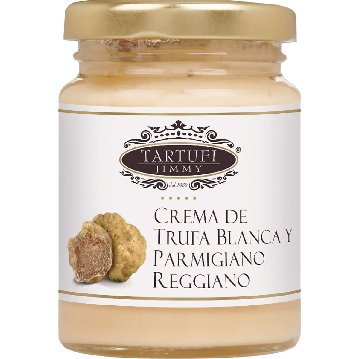 crema de trufa blanca y parmigiano reggiano tarro 90 g