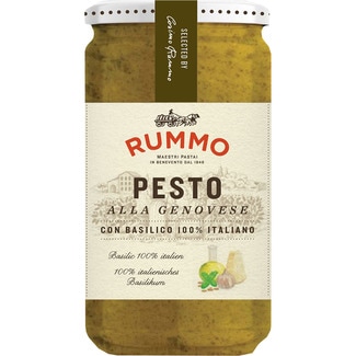 salsa pesto con albahaca frasco 190 g - Rummo
