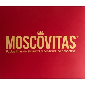 pastas finas de almendra con cobertura de chocolate estuche 250 g - Moscovitas