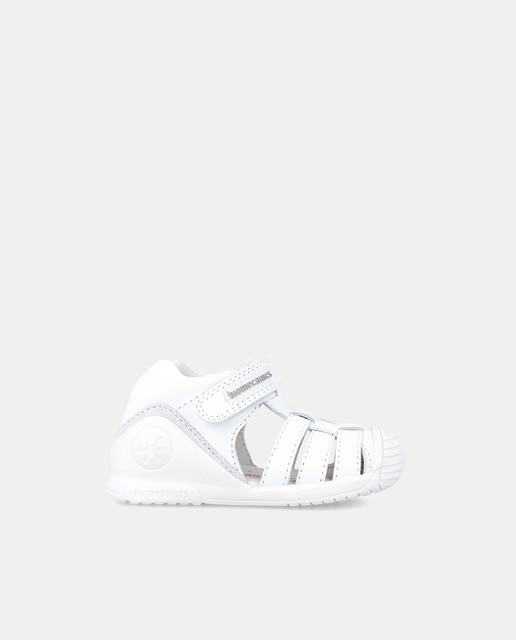 Imagen 0 de Sandalias cerradas de bebé niño en piel con cierre adherente