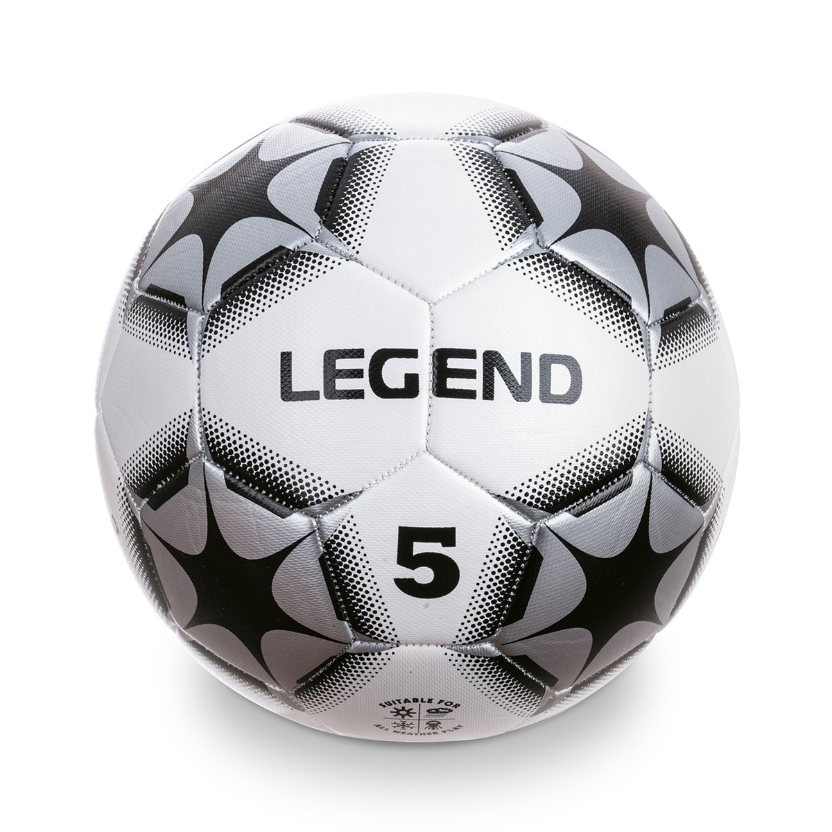 Balón de fútbol Legend Talla 5 Mondo Blanco / Multicolor-1