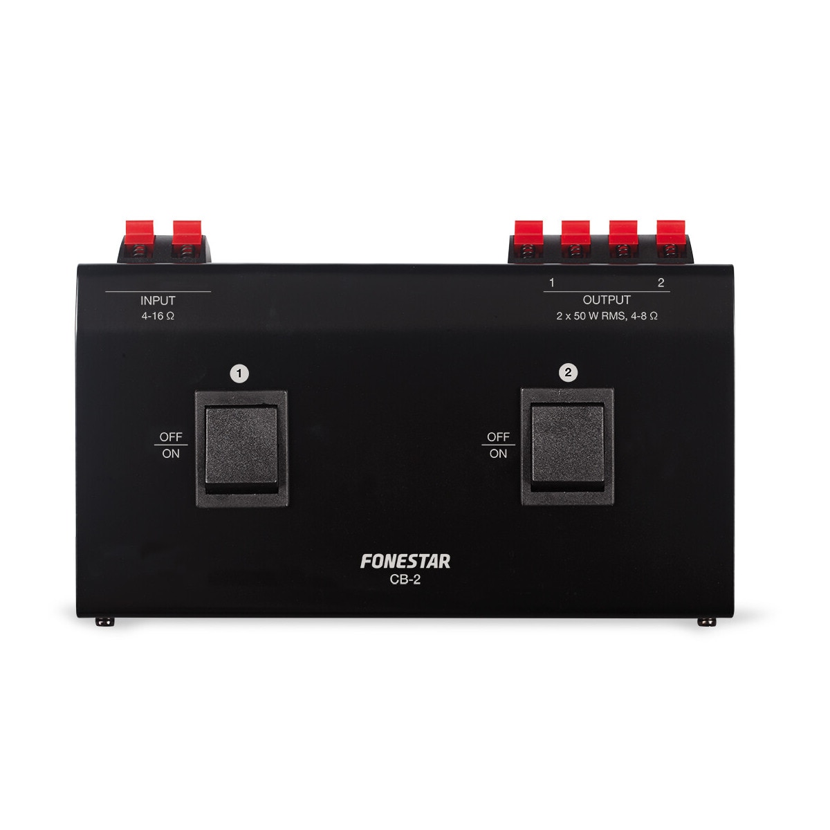 Selector de altavoces estéreo Fonestar CB-2 Negro-2