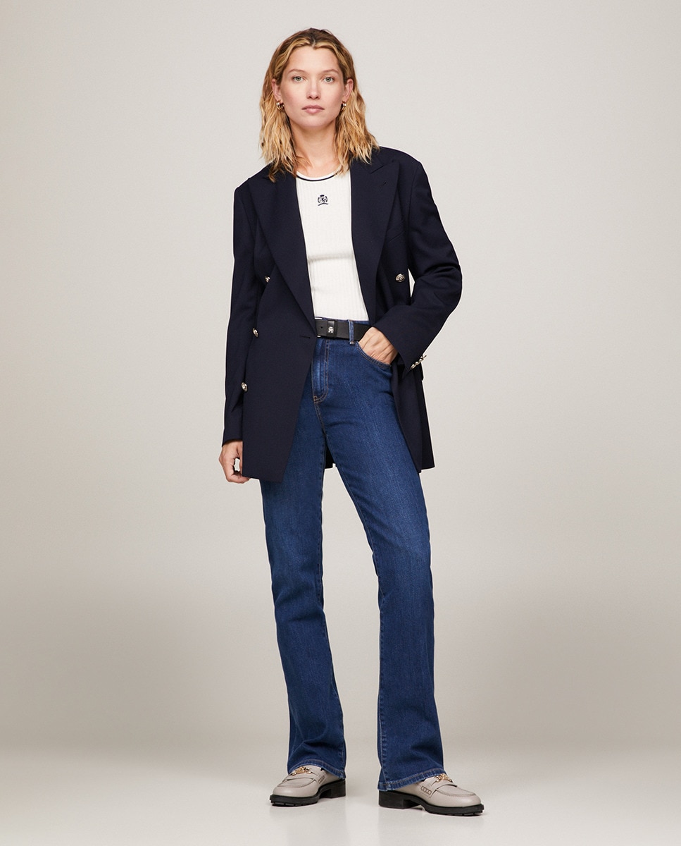 Jeans Bootcut Regular Azul-1