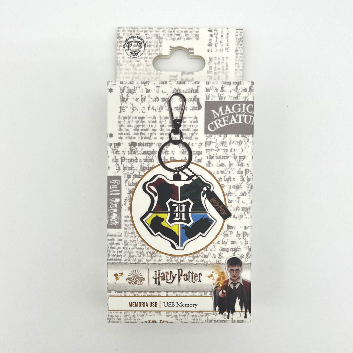 Memória USB 32 GB Hogwarts Porta-chaves Harry Potter 7