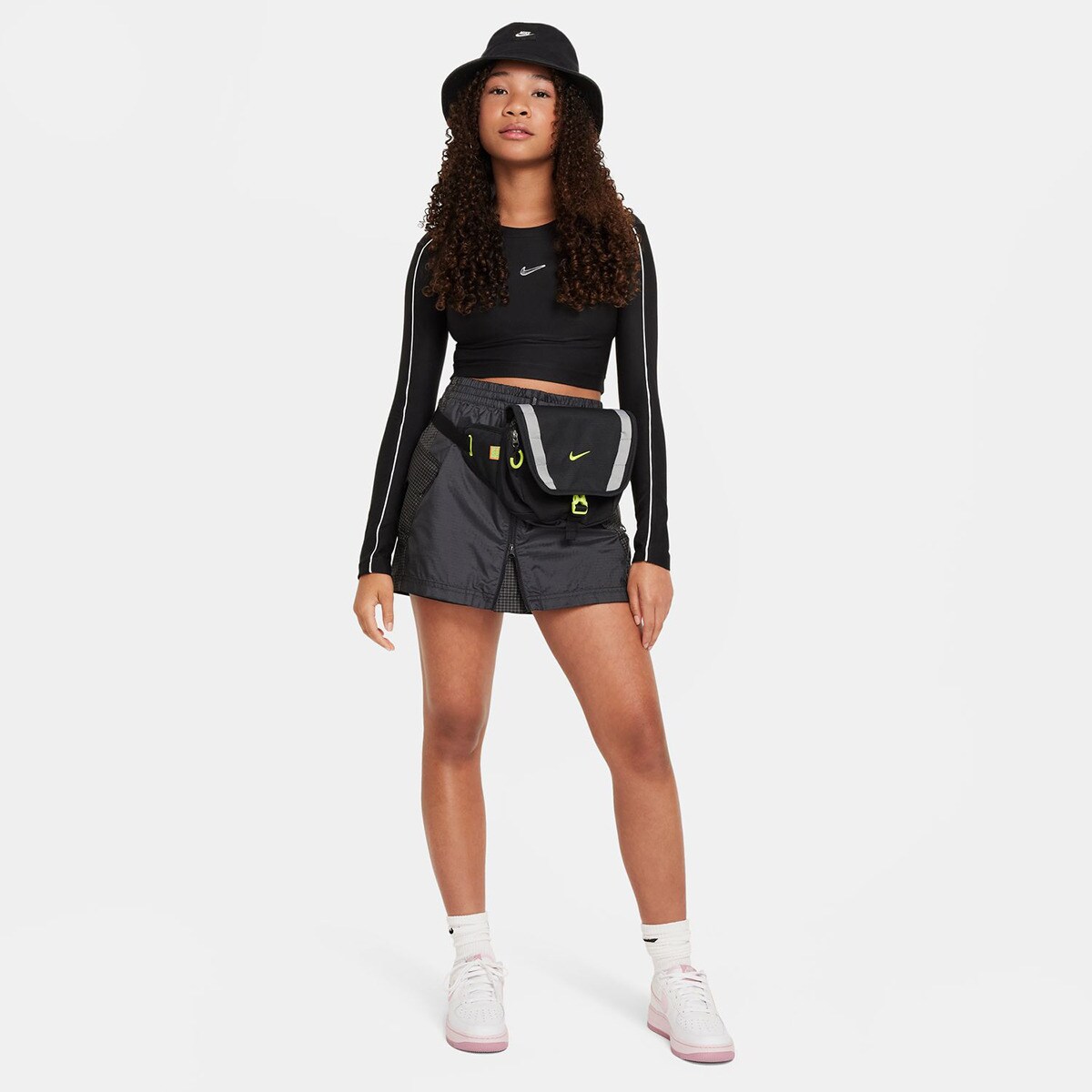 T-shirt de Menina CRP SW Preto / Branco-4