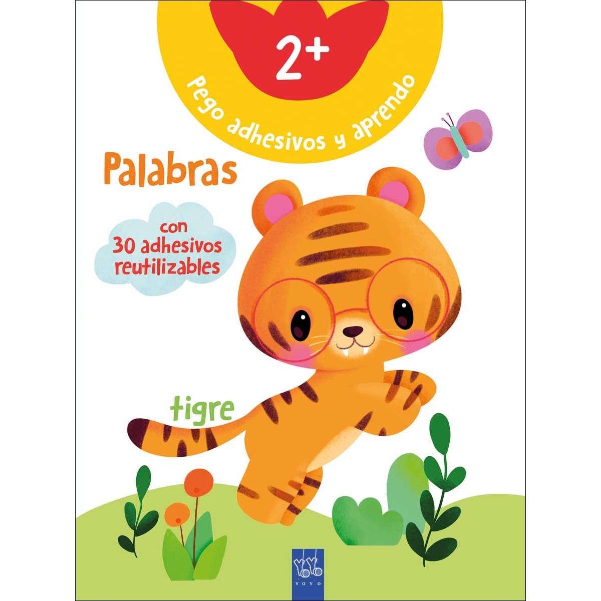 Pego adhesivos y aprendo. Palabras +2 1