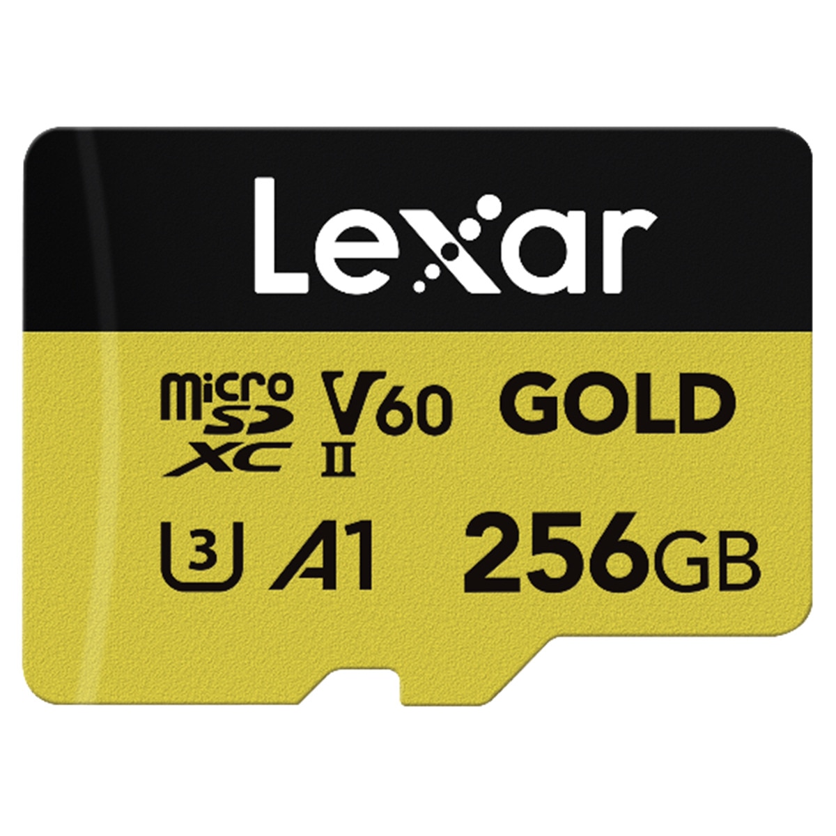 Tarjeta de memoria Lexar Professional Gold MicroSDXC 256 GB Negro / Dorado-1
