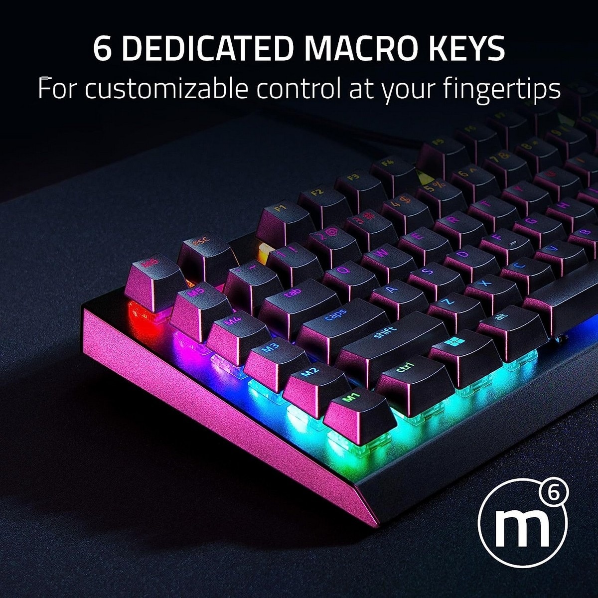 Teclado Mecânico Razer BlackWidow V4 X RGB PT Yellow Switch 7