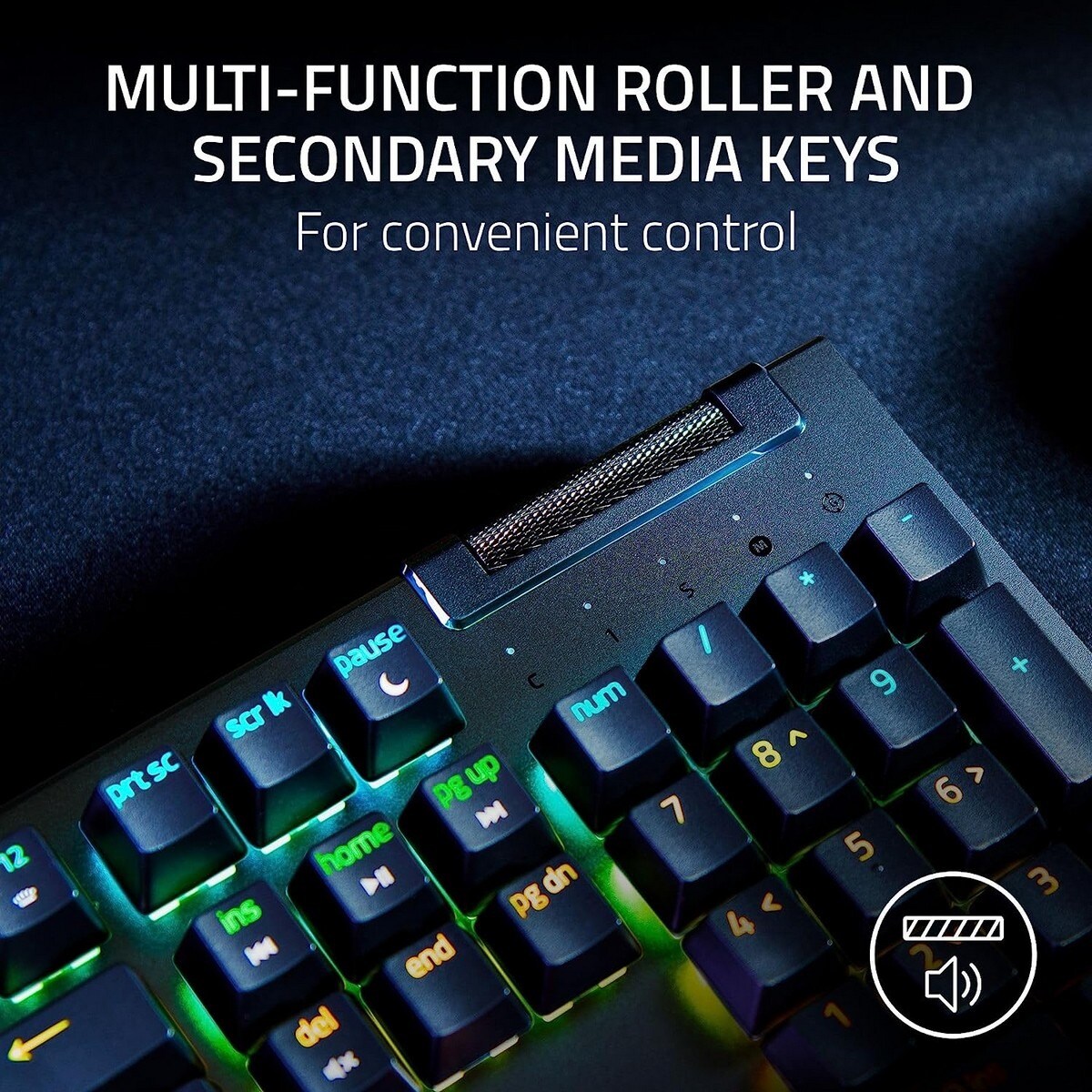 Teclado Mecânico Razer BlackWidow V4 X RGB PT Yellow Switch 5