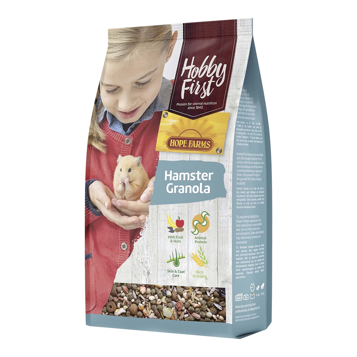 Alimento para Hámsteres Hobby First granola 800 g 1