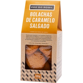 Bolachas de Caramelo Salgado embalagem 170 g - Pão Do Rogil