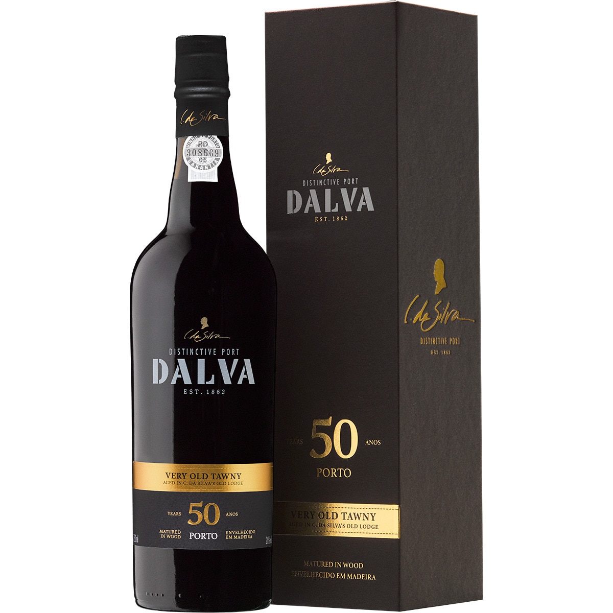 Vinho do Porto 50 anos garrafa 75 cl